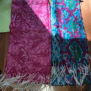 Limited edition Lilly Pulitzer cashmere scarves